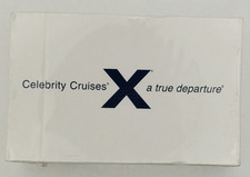 Celebrity X Cruises A True Departure Souvenir Sealed Playing Cards picture