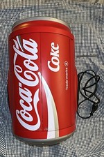 Vintage Coca-Cola Can Radio Stereo Music Center Cassette Radio XXL HTF picture