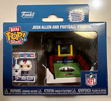 Funko Bitty Pop Sports NFL Josh Allen Football Stadium Exclusive Mini Vinyl NEW picture