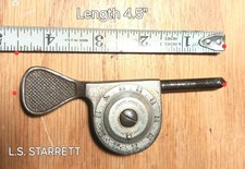Vintage L.S. STARRETT Tachometer/Speed Indicator Tool- Early 1900s picture