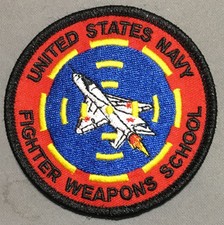 USN Navy Fighter Weapons School Top Gun training licensed patch picture
