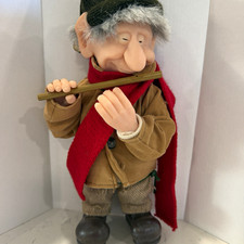Vtg 2000 Zim's The Elves Themselves LEIF w/ Flute Figurine 10