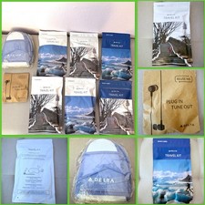 NEW 4 Delta Comfort+ Amenity Kits + Gifts Slippers Headset Travel Kits 8 Set picture