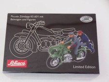 Schuco Piccolo Zundapp KS 601 with Sidecar & Figures 1/43 Limited 14Y+ JAPAN picture