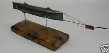 CSS H. L. Hunley CSA Submarine Desktop Kiln Dried Wood Model  picture