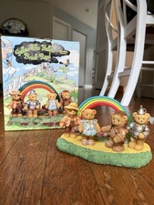 Cherished Teddies Follow the Yellow Brick Road New in Box Wizard of Oz W Papers picture