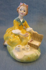 Picnic Figurine Royal Doulton 1964 English Bone China Hand Painted HN2308 picture