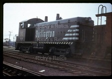 Original Slide BN/CB&Q #535 EMD NW2 Burlington Northern 1971 picture