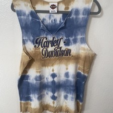 Vtg Harley Davidson Womens Top xxl sleeveless tank shirt y2k(125) picture