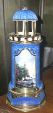 Thomas Kinkade NIB 2004 Painter of Light Split Rock Light up Figurine Lighthouse picture