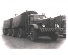 1947 AUTOCAR TRUCKS vintage 8x10 photograph HAMMOND, INDIANA Rogers Cartage Co. picture