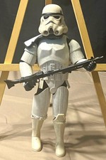 Vintage 1997 Hasbro Star Wars Sandtrooper 12” Action Figure w/ Blaster/ Backpack picture