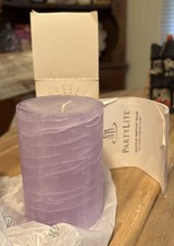 Retired PartyLite Glolite Geranium Citronella L34560 Pillar Candle picture