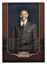 2009 DONRUSS AMERICANA PRIVATE SIGNINGS DENZEL WHITAKER #d 16/50 picture