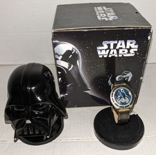 New 1997 Star Wars Darth Vader Fossil Watch, LTD ED Number 1151/10000, Japan picture