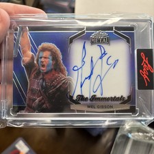Mel Gibson 2025 Leaf Metal Pop Century BraveHeart On-Card Autograph #/100 RARE picture