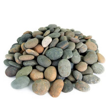 0.50 Cu. Ft. 2 In. to 3 In. Mixed Mexican Beach Pebble Smooth round Rock for Gar picture