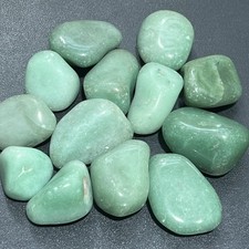 Large Green Aventurine Tumbled Stones (By The Piece or Pound) Wholesale Gemstone picture
