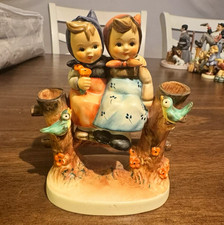 M.I. Hummel Goebel #179 Coquettes Two Girls Birds Figurine W Germany Vintage picture