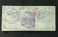 Reward Of Merit 1871 Punctuality, Industry And Good Conduct  picture