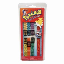 Vintage 1999 Pokemon Gotta Catch em All Watch With 4 Wrist Bands Innovative Time picture