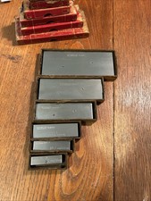 Vintage Starrett Adjustable Parallels No. 154A-F Set Of 6 picture