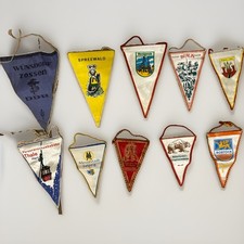 Vintage tourist souvenir pennants (in German - Wimpel) from the former DDR picture