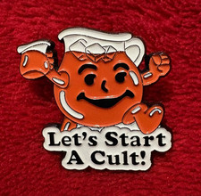 Let's Start A Cult enamel pin - Kool-Aid man - picture