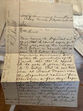 1885 Mississippi Horse Theft Case – Criminal Alibi Court Filing, Deep South Law picture