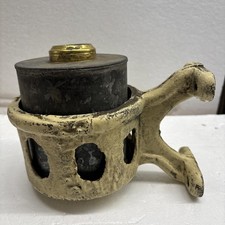 VINTAGE DENVER & RIO GRANDE WESTERN (D&RGW) RAILROAD KEROSENE FONT LAMP LANTERN picture