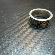 Harley-Davidson Silver 925/10k Gold Ring Size 7 Beautiful New picture