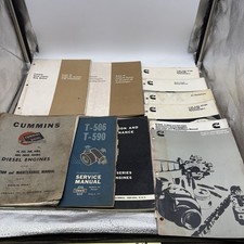 10 Vintage Cummins Diesel Engine Turbocharger Shop Service Manuals Lot picture