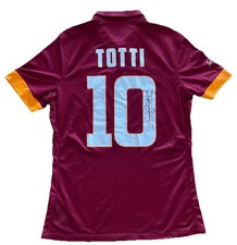 As Roma 2015 - Francesco Totti Autographed Jersey with COA and Special Patch picture