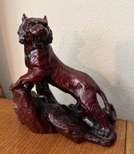 Chinese Resin Exquisite tiger statue gift picture