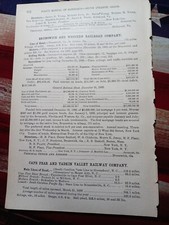 1889 Train Report ~ BRUNSWICK & WESTERN RAILROAD Albany Georgia picture