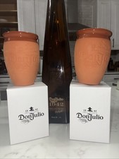 Set 4Tequila Reserva De Don Julio 1942 Clay Drink Cantaritas De Barro Terracotta picture