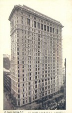 New York, Postcard Antique Copyright 1899 Empire Building N.Y.  N picture