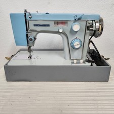 Stunning 1950s Kenmore Sewing Machine C877.782 Baby Blue Fully Tested 24 Cams picture