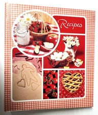 Vintage Hallmark Recipe Book Binder 6.5