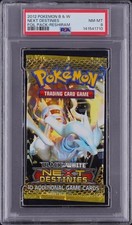 2012 POKEMON BLACK & WHITE NEXT DESTINIES FOIL PACK RESHIRAM PSA 8 picture