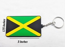 Jamaican PVC Rubber Keychain picture