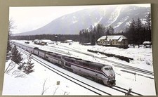 T1701     ESSEX,  MT.      POSTCARD,   AMTRAK'S EMPIRE BUILDER   TRAIN picture