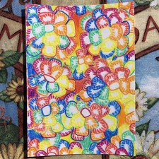 ACEO Original “Rainbow Fruits” Marigolds, Nature, 3.5 x 2.5, Pride Collection picture
