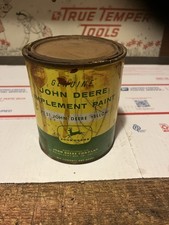 Vintage John Deere 1 Quart Paint Can 1960s  PT51 Implement Green Full Can picture