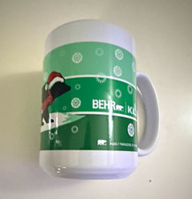 BEHR KILZ Green & White Collectible Advertising Coffee Cup Mug picture