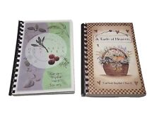 Ladies Church Cooking Cookbooks Recipes Spiral Binding Lot 2 picture