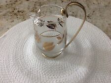 Gold leaf mid century small pitcher picture