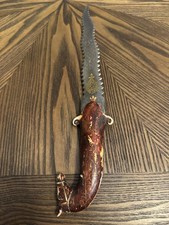 Indo-Persian Mughal Style Horse Head Dagger – Pattern Welded Damascus Blade  picture