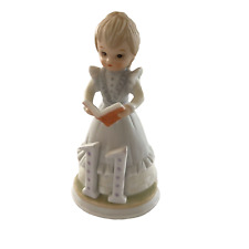 Lefton The Christopher Collection Birthday Age 11 Girl Porcelain Figurine 1983 picture