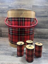 Vintage Hamilton Skotch Kooler Ice Bucket & 4 Ice Cans picture